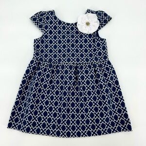 Janie & Jack Geo 3D Floral Sundress